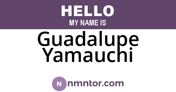 Guadalupe Yamauchi