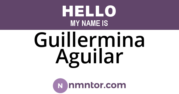 Guillermina Aguilar