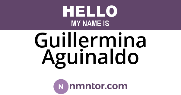Guillermina Aguinaldo