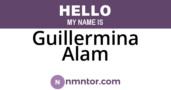 Guillermina Alam