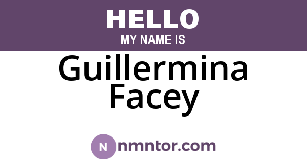 Guillermina Facey