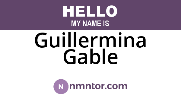 Guillermina Gable