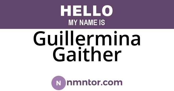 Guillermina Gaither