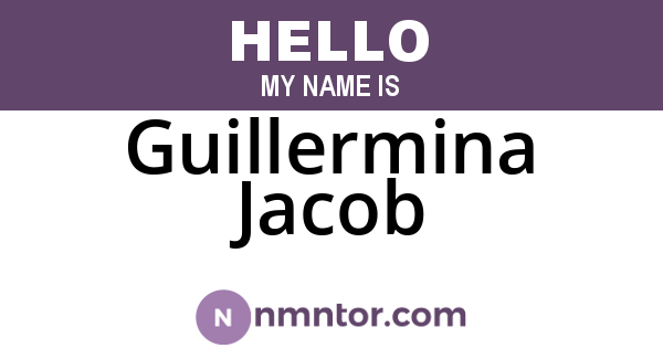 Guillermina Jacob
