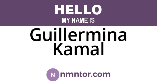 Guillermina Kamal