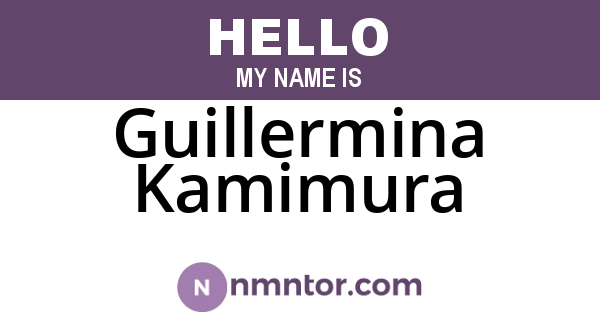 Guillermina Kamimura