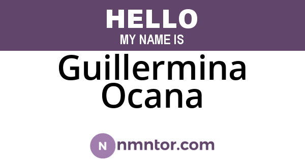 Guillermina Ocana