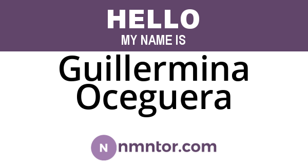 Guillermina Oceguera