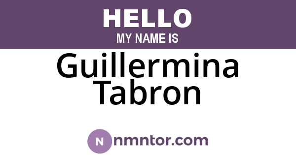 Guillermina Tabron