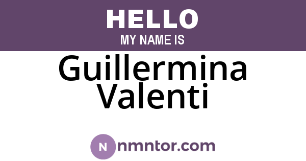 Guillermina Valenti