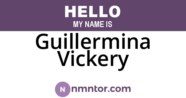 Guillermina Vickery