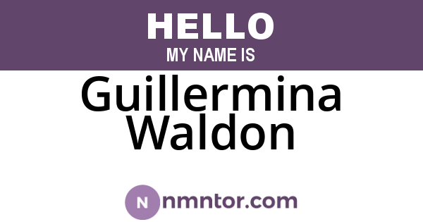 Guillermina Waldon