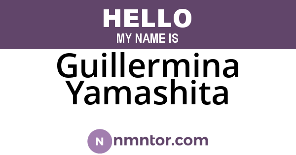Guillermina Yamashita
