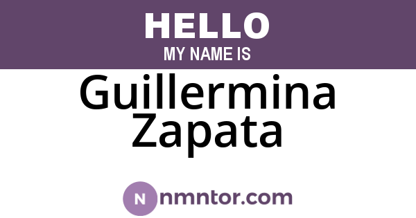 Guillermina Zapata