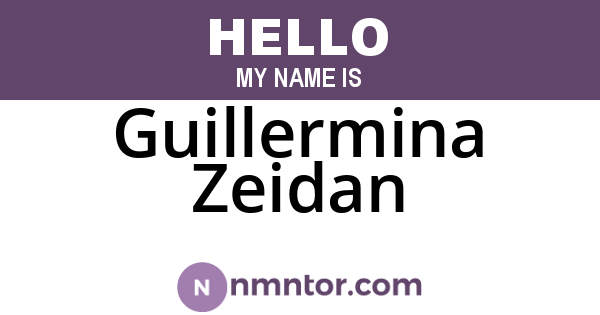 Guillermina Zeidan