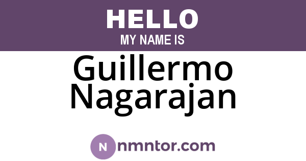 Guillermo Nagarajan