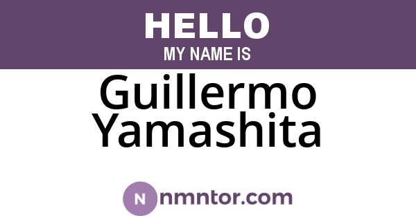 Guillermo Yamashita