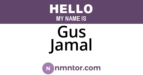Gus Jamal