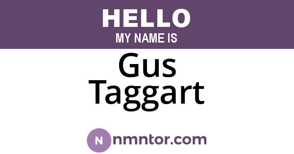Gus Taggart