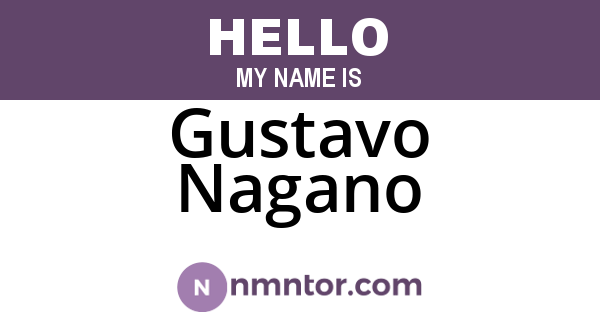 Gustavo Nagano