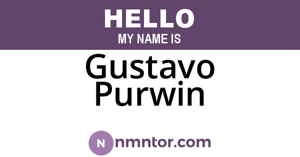 Gustavo Purwin