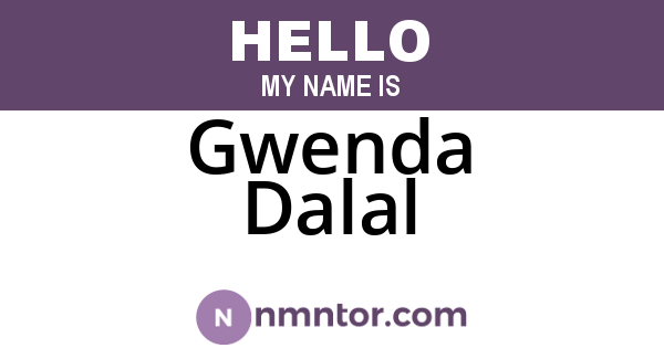 Gwenda Dalal
