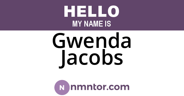 Gwenda Jacobs