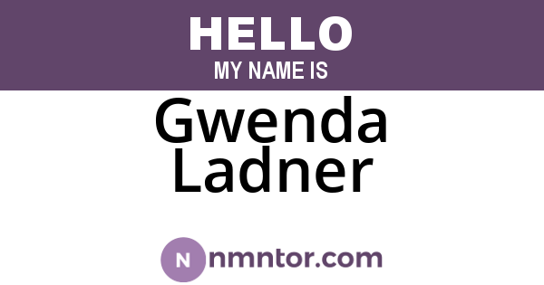 Gwenda Ladner