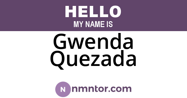 Gwenda Quezada