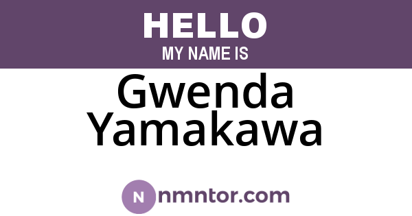 Gwenda Yamakawa