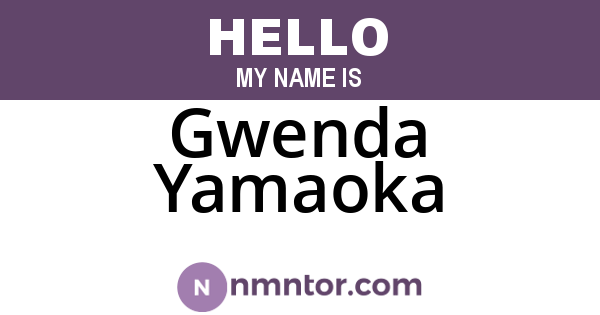 Gwenda Yamaoka