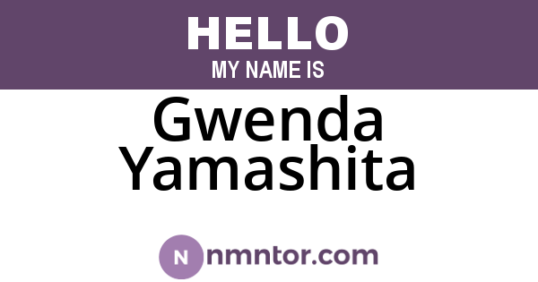 Gwenda Yamashita