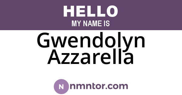 Gwendolyn Azzarella