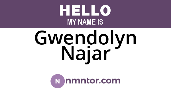 Gwendolyn Najar