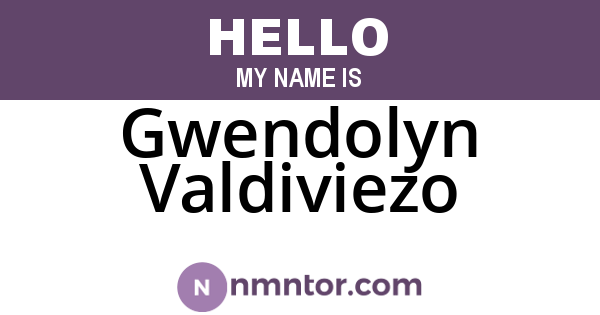 Gwendolyn Valdiviezo