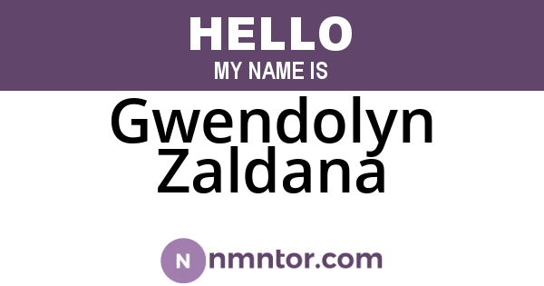 Gwendolyn Zaldana