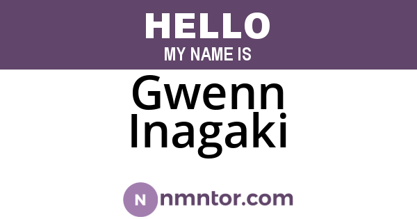 Gwenn Inagaki