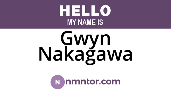 Gwyn Nakagawa