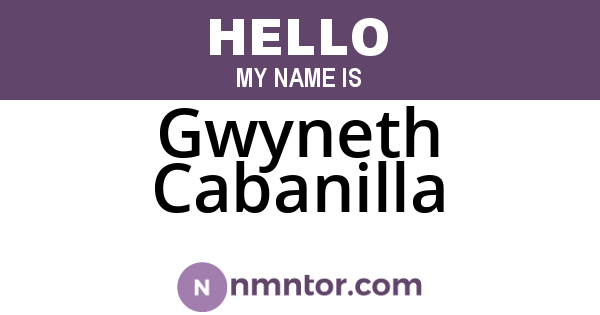 Gwyneth Cabanilla