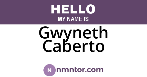 Gwyneth Caberto