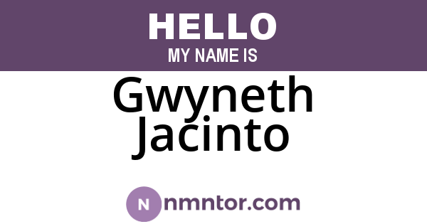 Gwyneth Jacinto