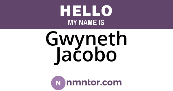 Gwyneth Jacobo