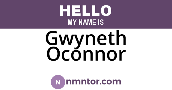 Gwyneth Oconnor