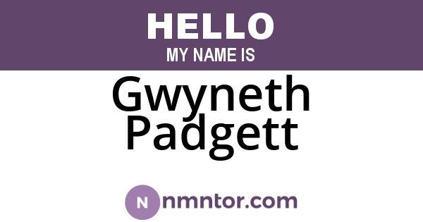 Gwyneth Padgett