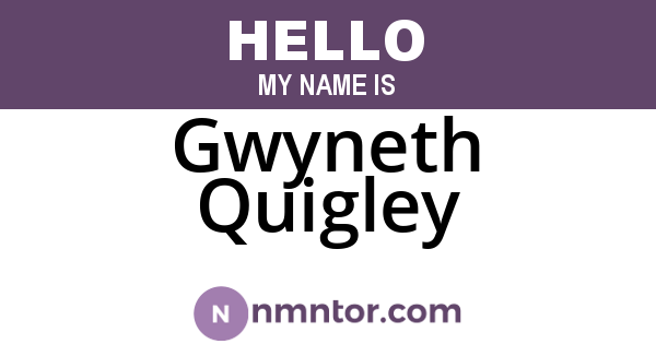 Gwyneth Quigley