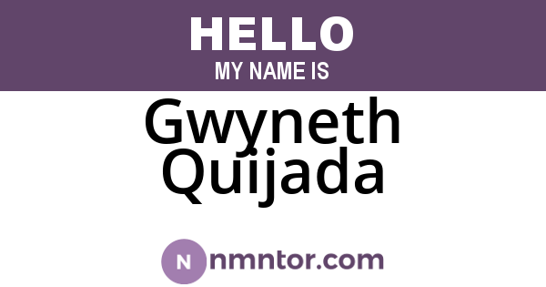 Gwyneth Quijada
