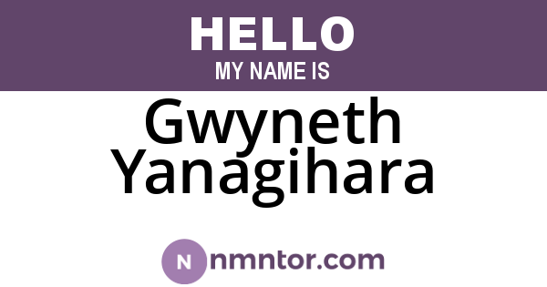 Gwyneth Yanagihara