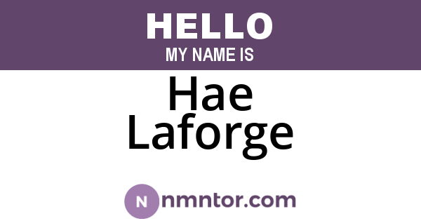 Hae Laforge