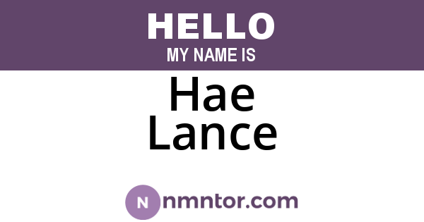 Hae Lance