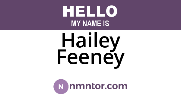 Hailey Feeney